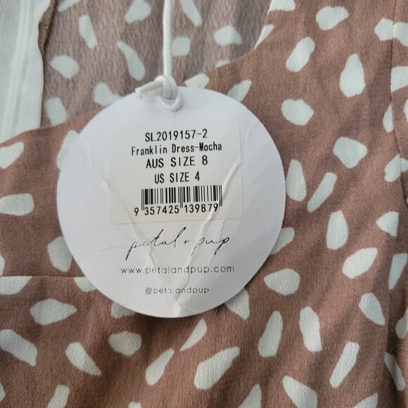 SPRING DRESS- Franklin Print Puff Sleeve Midi Dress - Picture 5 of 7